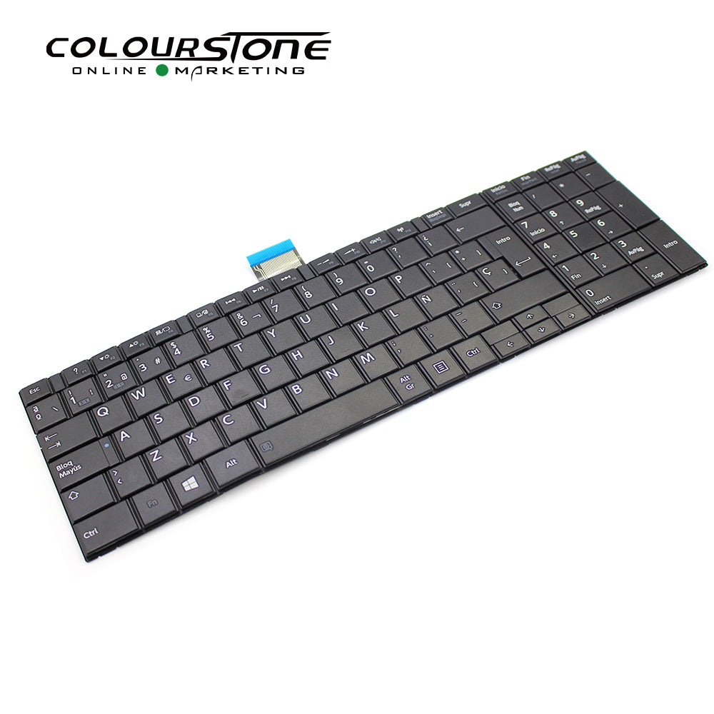 C50 SP Layout Black Plastic Laptop Keyboard for C50-a C50d-a C50dt-A C50t-a C55-A C55D-A C55dt-a C55t-A Spanish — image 4