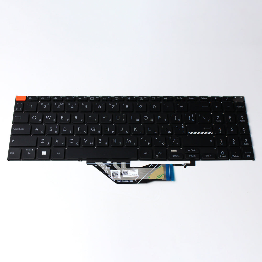 X1503/X1504/E5104/K3605ZV/K3605VC/15X/K3501/M3504/S3504/E1501 Laptop Keyboard Replacement Backlit RU Layout Black 180 — image 1