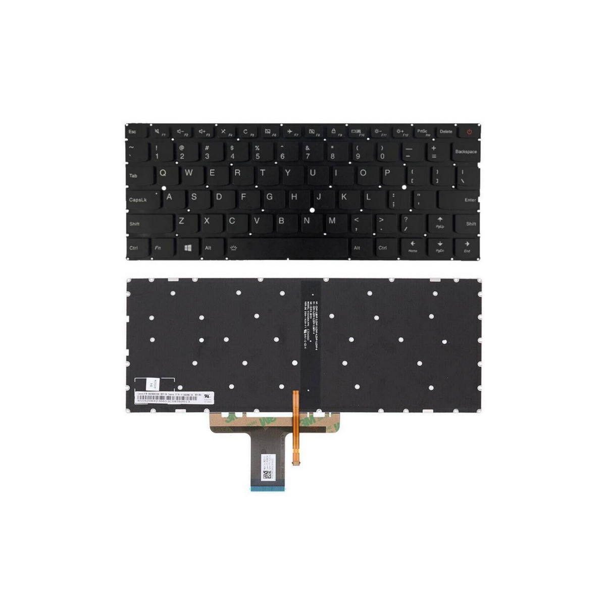 710S-13IKB/710S-13ISK Air 13 Pro SN20K82338 US Black Backlit Full Waterproof Laptop Keyboard — image 1