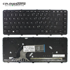 440 G1 English Laptop Keyboard for 440 G0/G1/445 G1 US Layout Backlit Black Plastic 300g — image 2