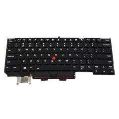 X1 6th English Laptop Keyboard with Backlight and Pointer Black Plastic — image 1