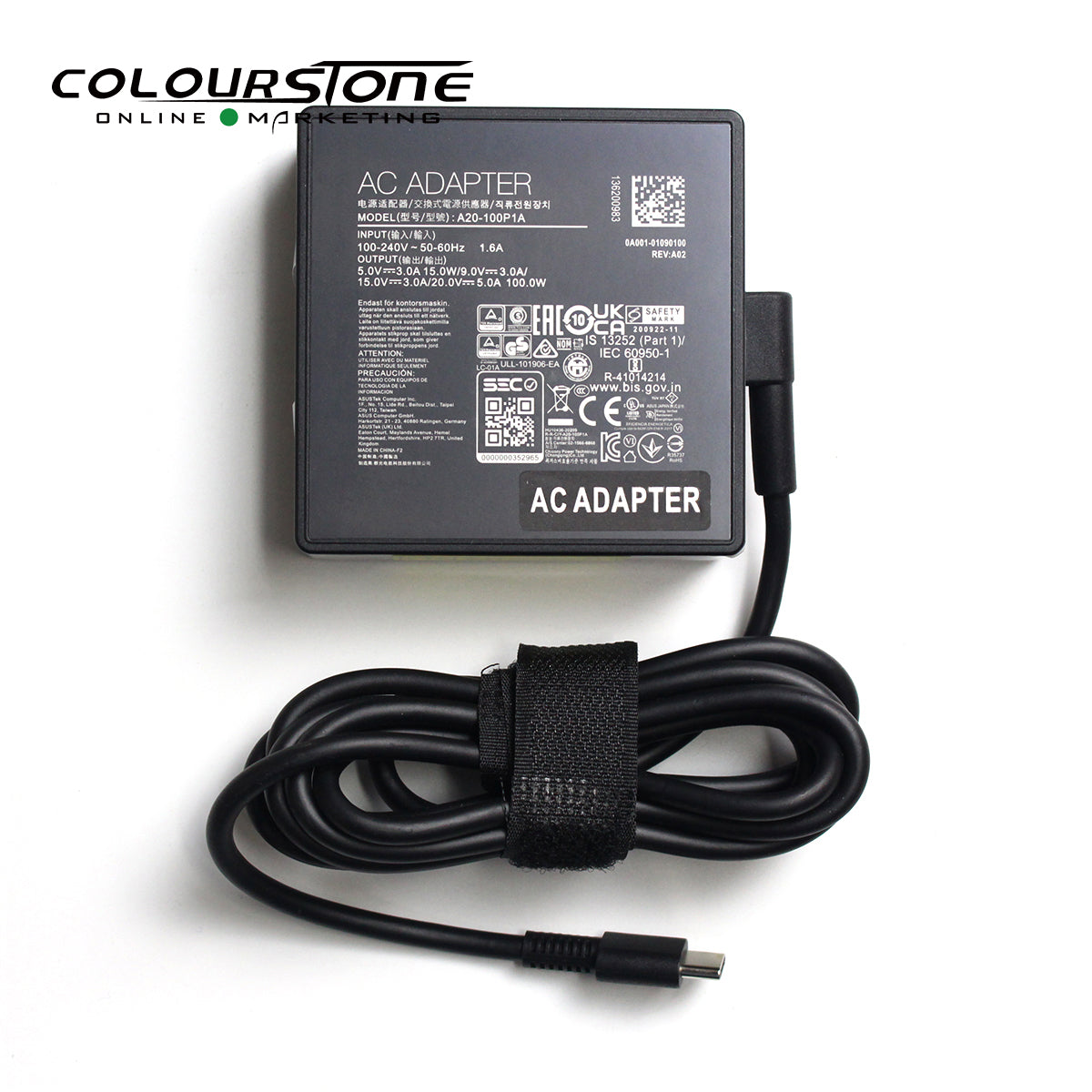 A20-100P1A Laptop USB-C Adapter 100W — image 2