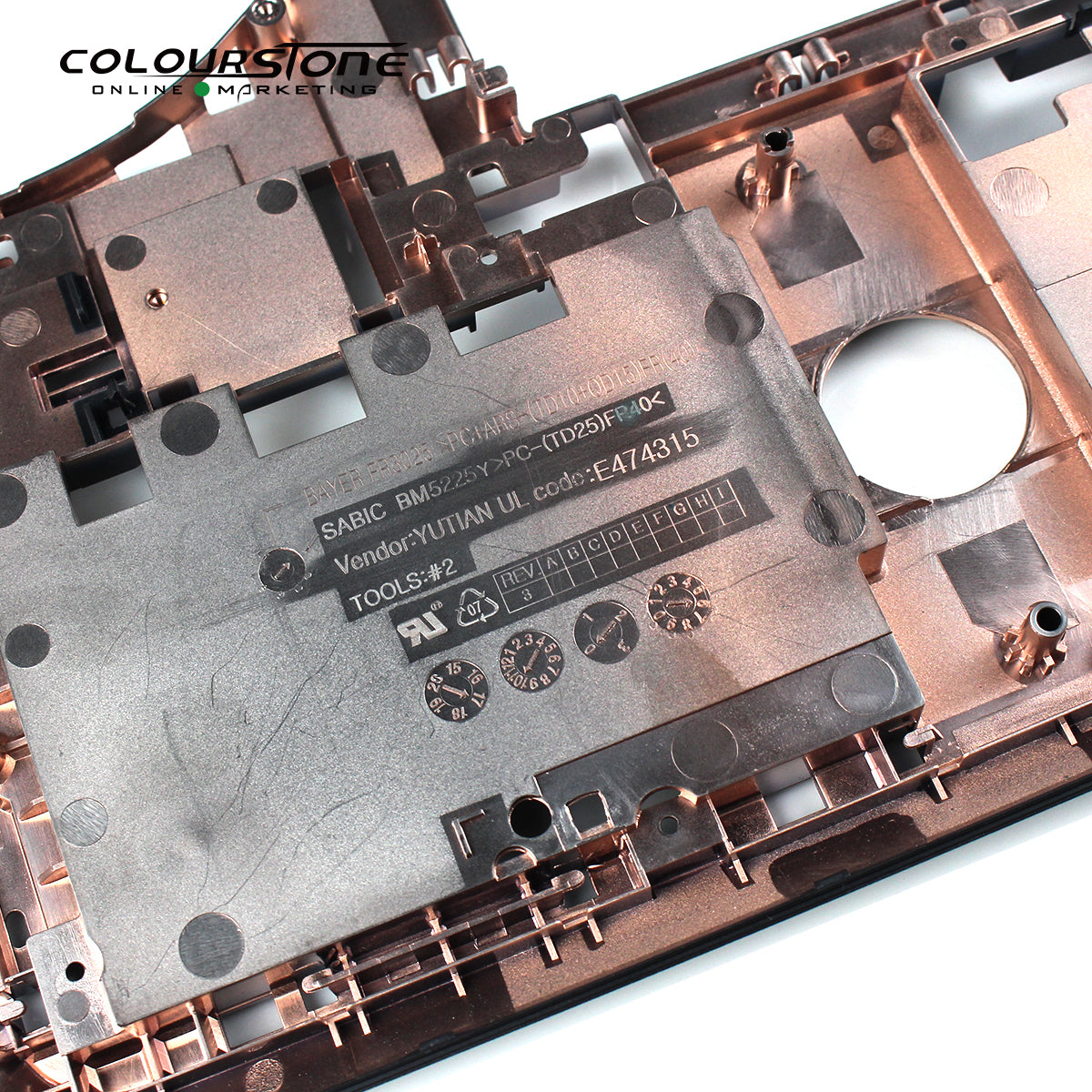 7559 Black Laptop Bottom Case — image 3