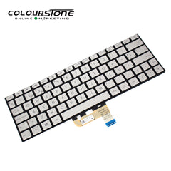 UX333 SP Layout Laptop Keyboard Replacement for UX333 UX333FA UX333FN Sliver Spanish Notebook Keyboard — image 2