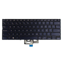 UX433 Spanish Laptop Keyboard SP Layout Plastic for 14 UX433/UX433F/UX433FA/UX433FN/UX433FL/UX434/U4300F Backlit Black — image 1