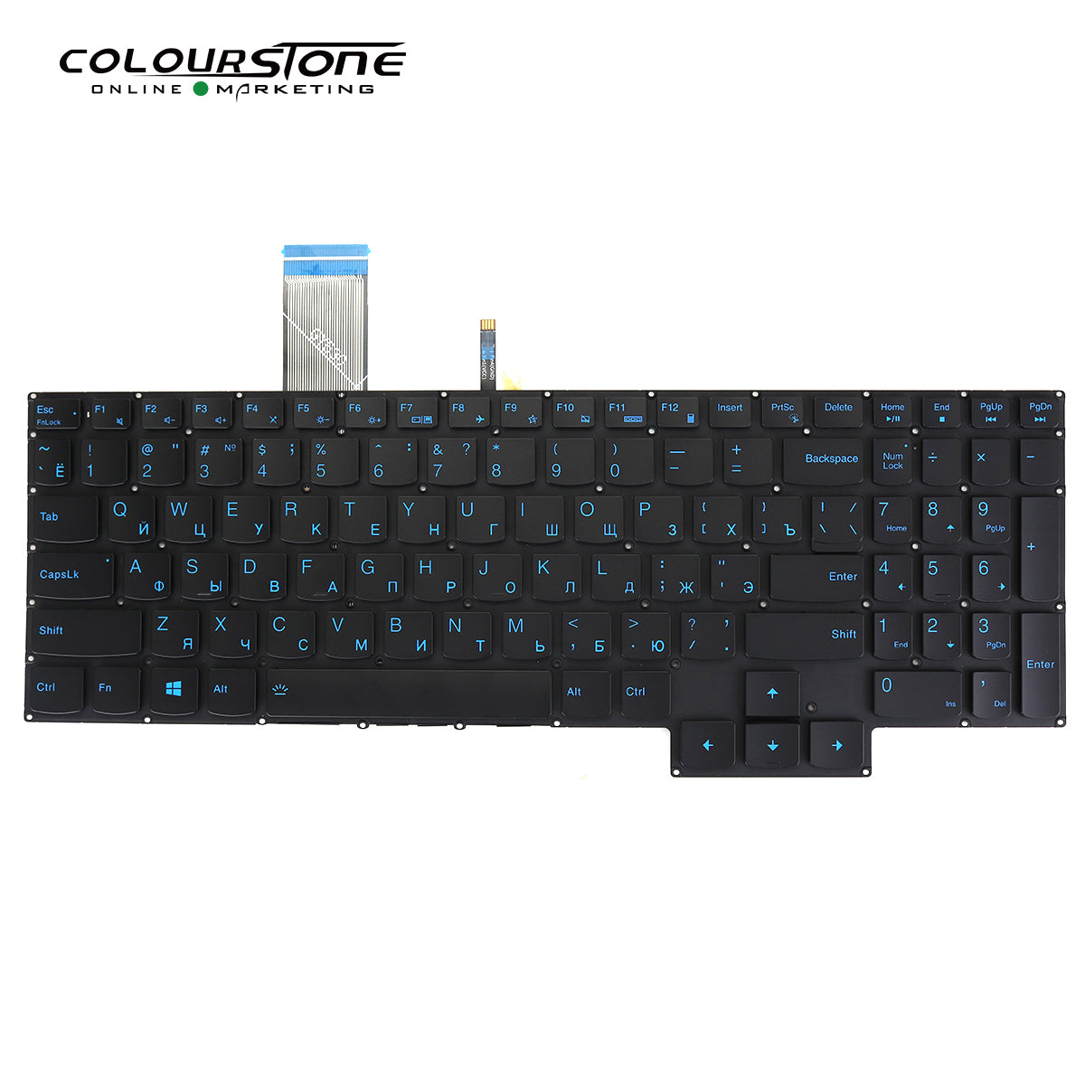 2020 for R7000 Black Plastic ABS Keyboard Electronics Repair Part Model RU Ver — image 2