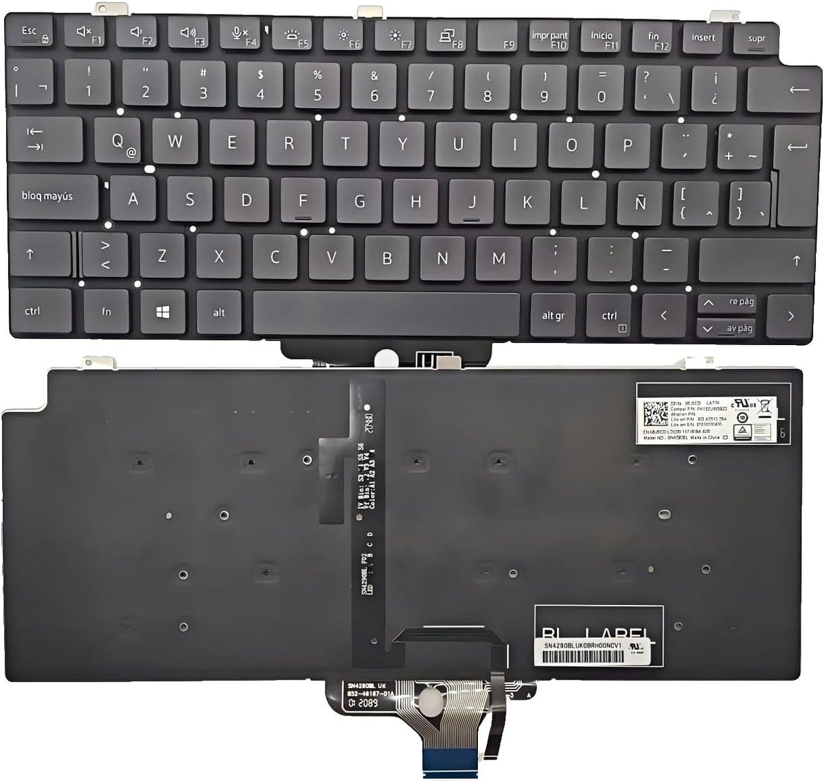 Replacement Laptop Keyboard for 13 7300 7320 7330 2-in-1 E7320 5320 5330 5340 keyboard with USHB Layout in Wholesale — image 1