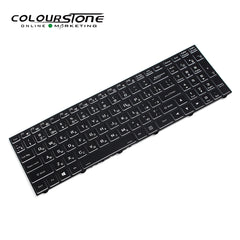 N960 Replacement Laptop Keyboard G10 GX9 GX8 TX9 TX8 Black Plastic Backlit Russian Layout — image 2