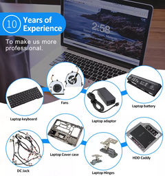 Replacement Laptop Parts Notebook Keyboard Laptop Battery Adaptor DC Jack Hinges Cover Screen LCD Cable LCD Back Cover — image 1