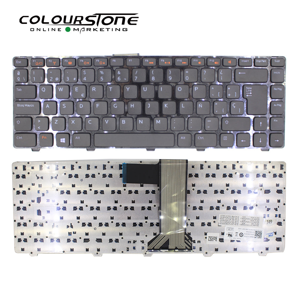 N4110 Spanish Layout Laptop Keyboard for 14 N4050 14R 5420 N4110 15 N5040 N5050 Notebook Keyboard SP Version — image 3