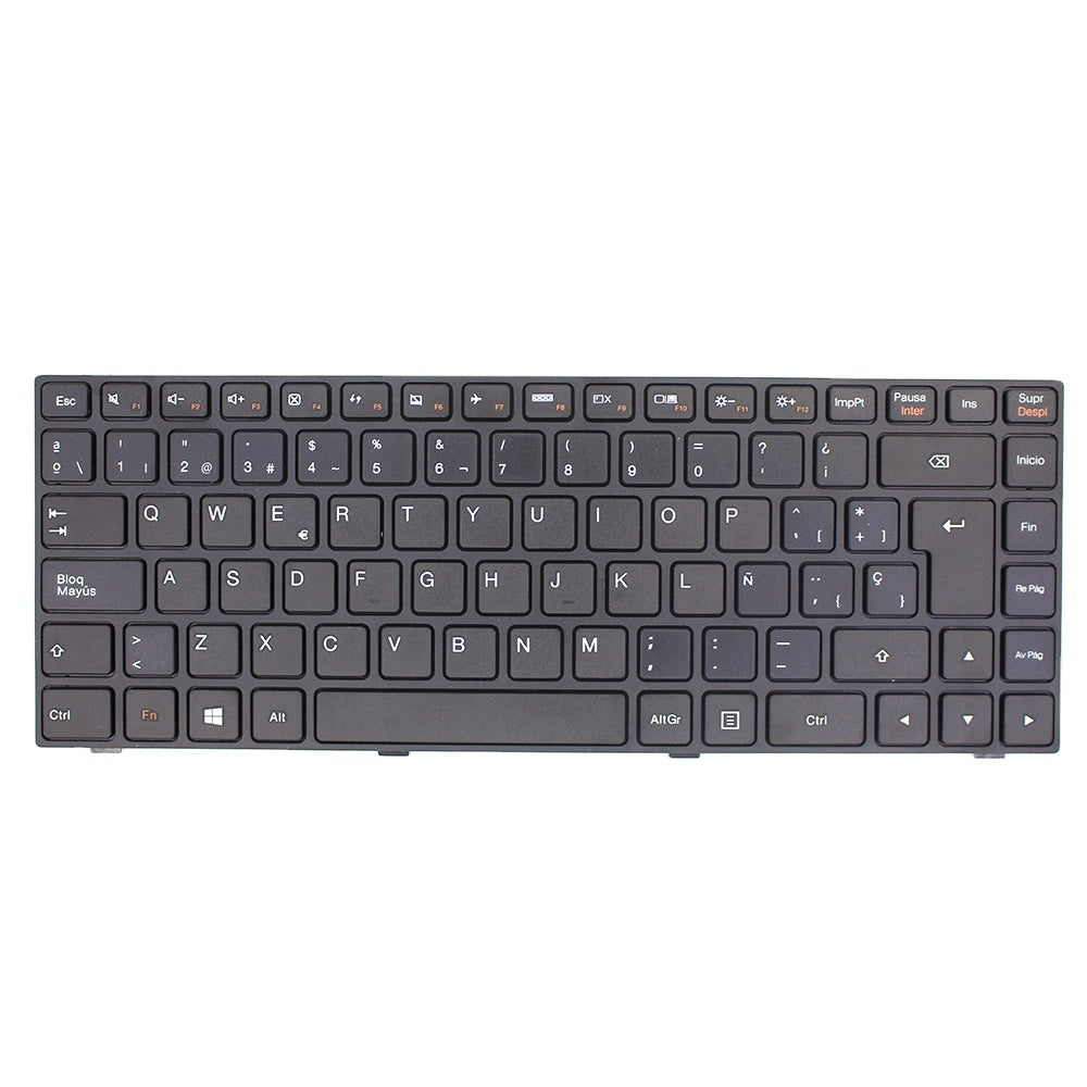 100-14IBY SP Layout for Laptop Keyboard Replacement for 100-14 Models Spanish Keyboard Plastic Part No NSK-BS0SN PK131EQ1A00 — image 1