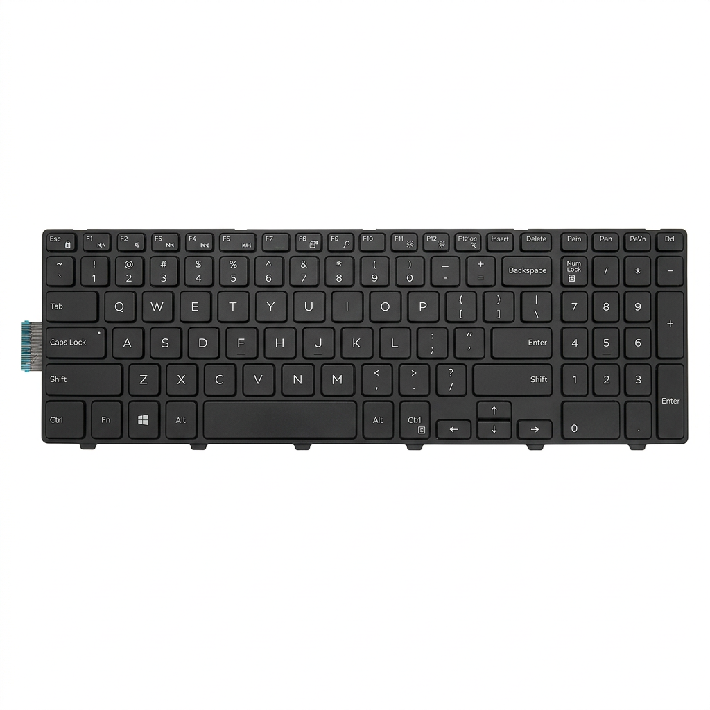 Laptop Keyboard For 15 3000 5000 3541 3542 US Layout Black Color Full Size Replacement Part — image 1