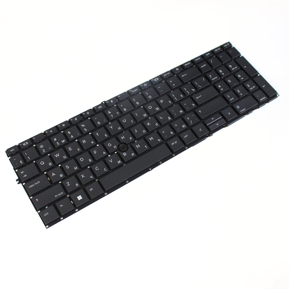Backlit Waterproof US Layout Black Full Keyboard for 850 G7 with Pointer Replacement Laptop Plastic Keyboard — image 4