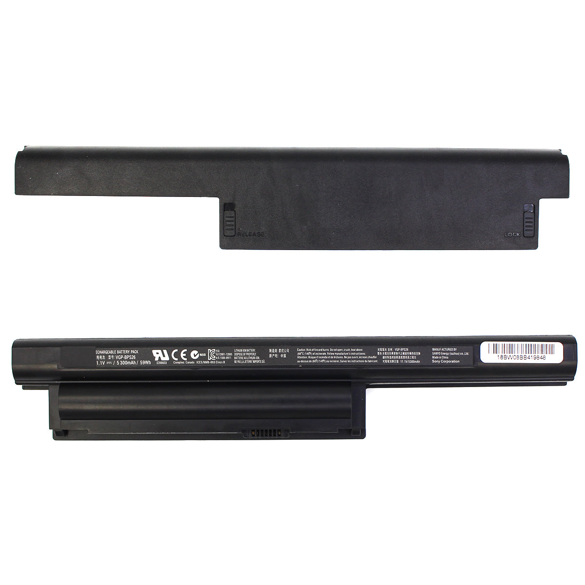 VGP-BPS26 Laptop Battery 11.1V 5200mAh — image 1