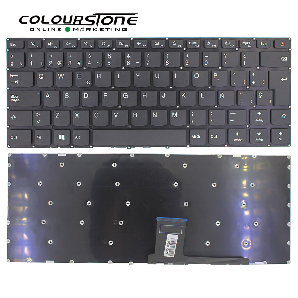 110-14 SP Layout Laptop Replacement Keyboard for 110-14/110-14ISK/110-14AST/110-14IKB/110-14IBR Models Black Plastic — image 2