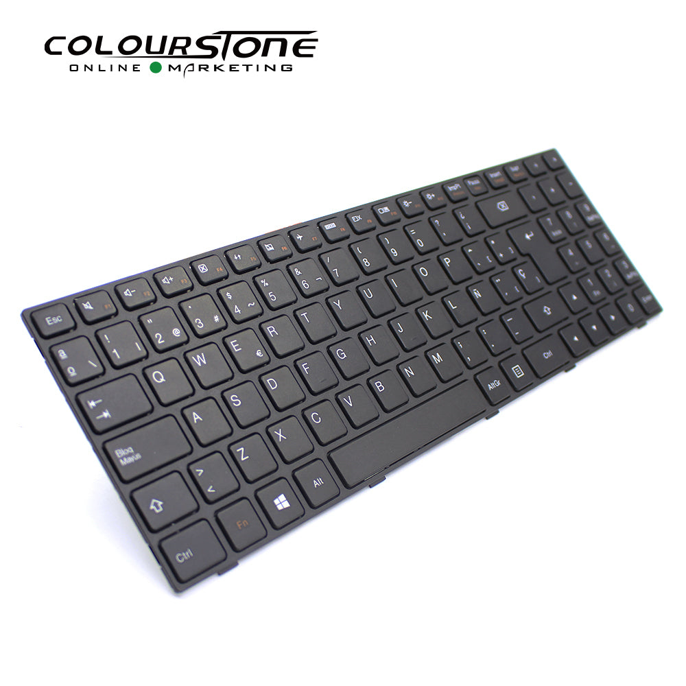 100-15IBY SP Layout Black Plastic Laptop Keyboard Replacement Spanish Notebook Parts Model PK131ER1A05 9Z.NCLSN.00R — image 4