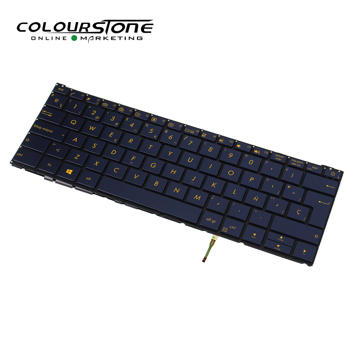 UX390 SP Layout Backlit Plastic Notebook Keyboard for 3 UX390U/UX390UA/UX390UAK Dark Blue — image 3