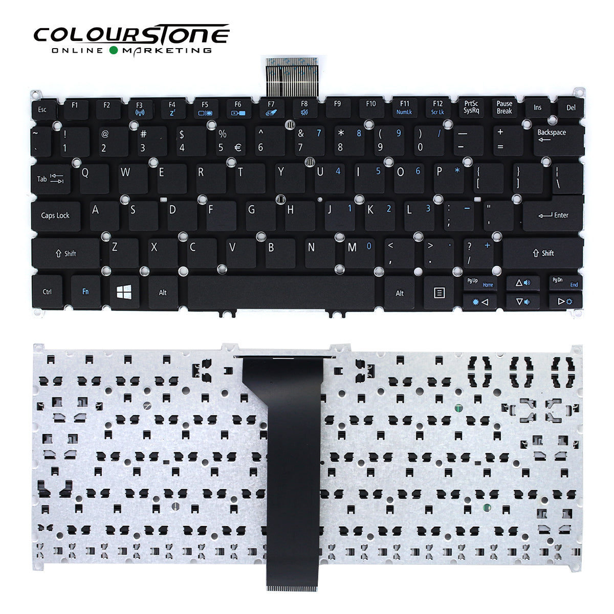 V5-121 V5-122 V5-131 V5-171 S5-391 US Keyboard Black ABS Plastic Part — image 2