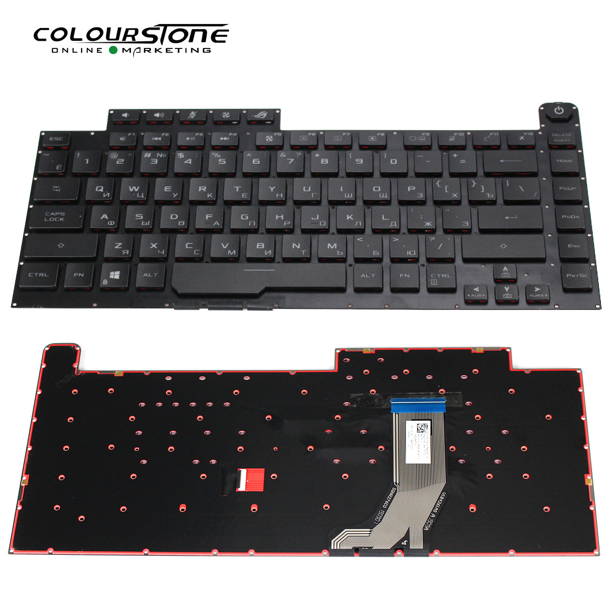 RU Backlit Keyboard Replacement for G531 G531G G531GT G15 G512 G512LV G512LW Laptop Computer Parts — image 3