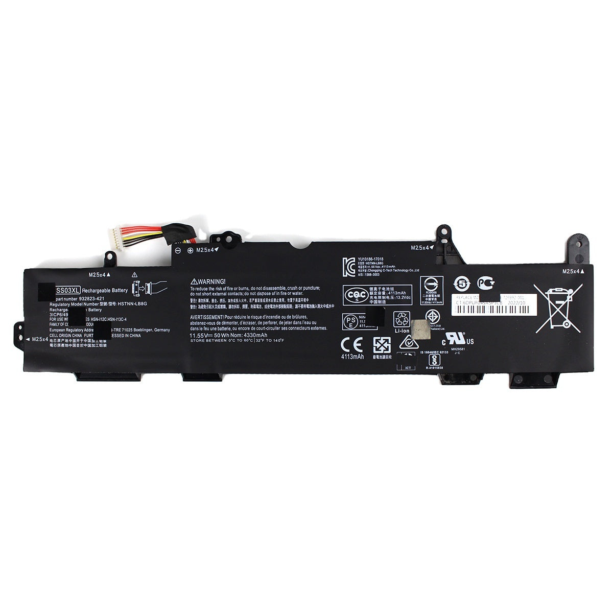 SS03XL Laptop Battery 11.55V 4330mAh — image 1