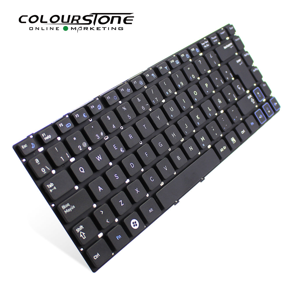 RV411 SP Layout Plastic Laptop Keyboard Replacement for RC410 RV410 RV411 RV415 RV420 Spanish V122960BK — image 4