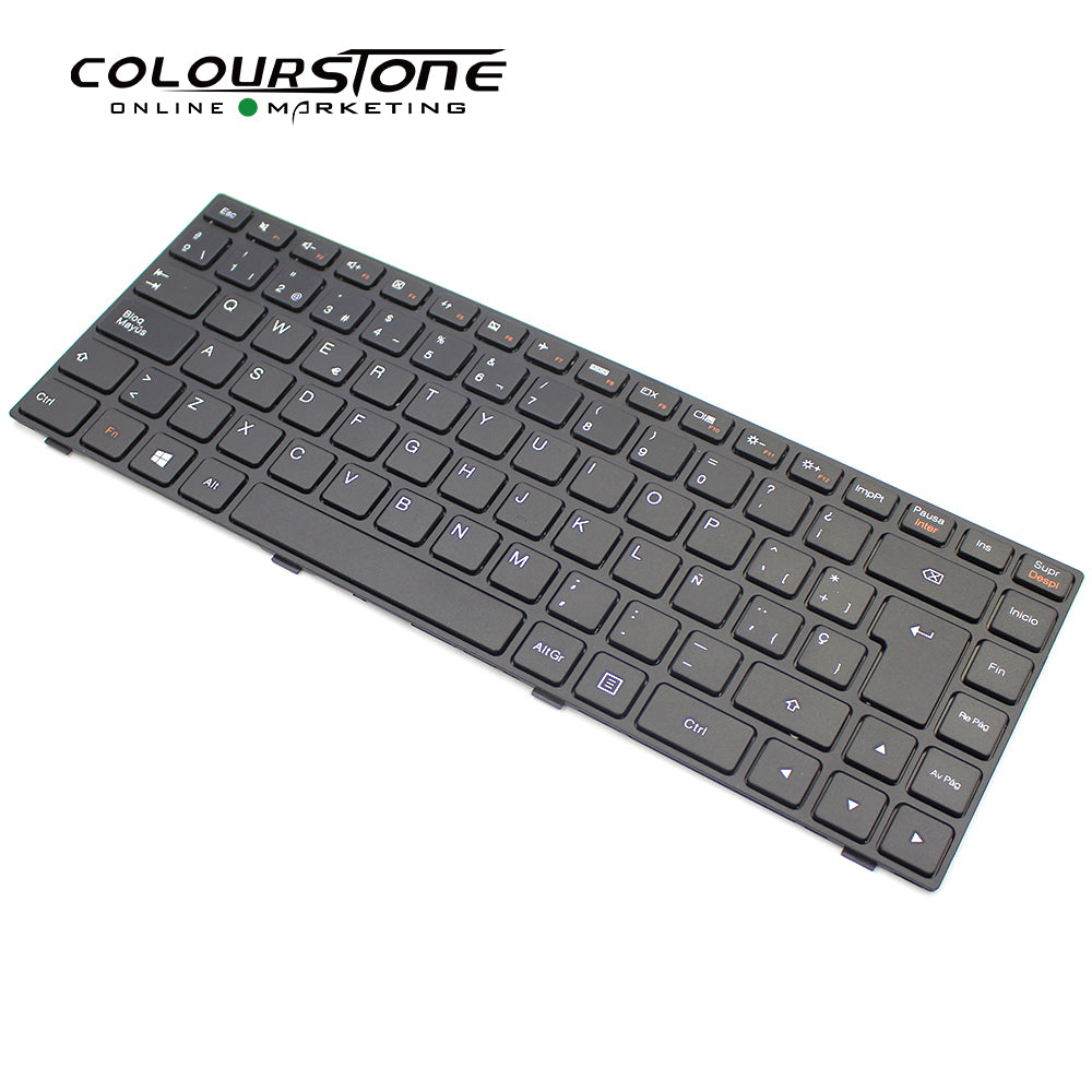 100-14IBY SP Layout for Laptop Keyboard Replacement for 100-14 Models Spanish Keyboard Plastic Part No NSK-BS0SN PK131EQ1A00 — image 4