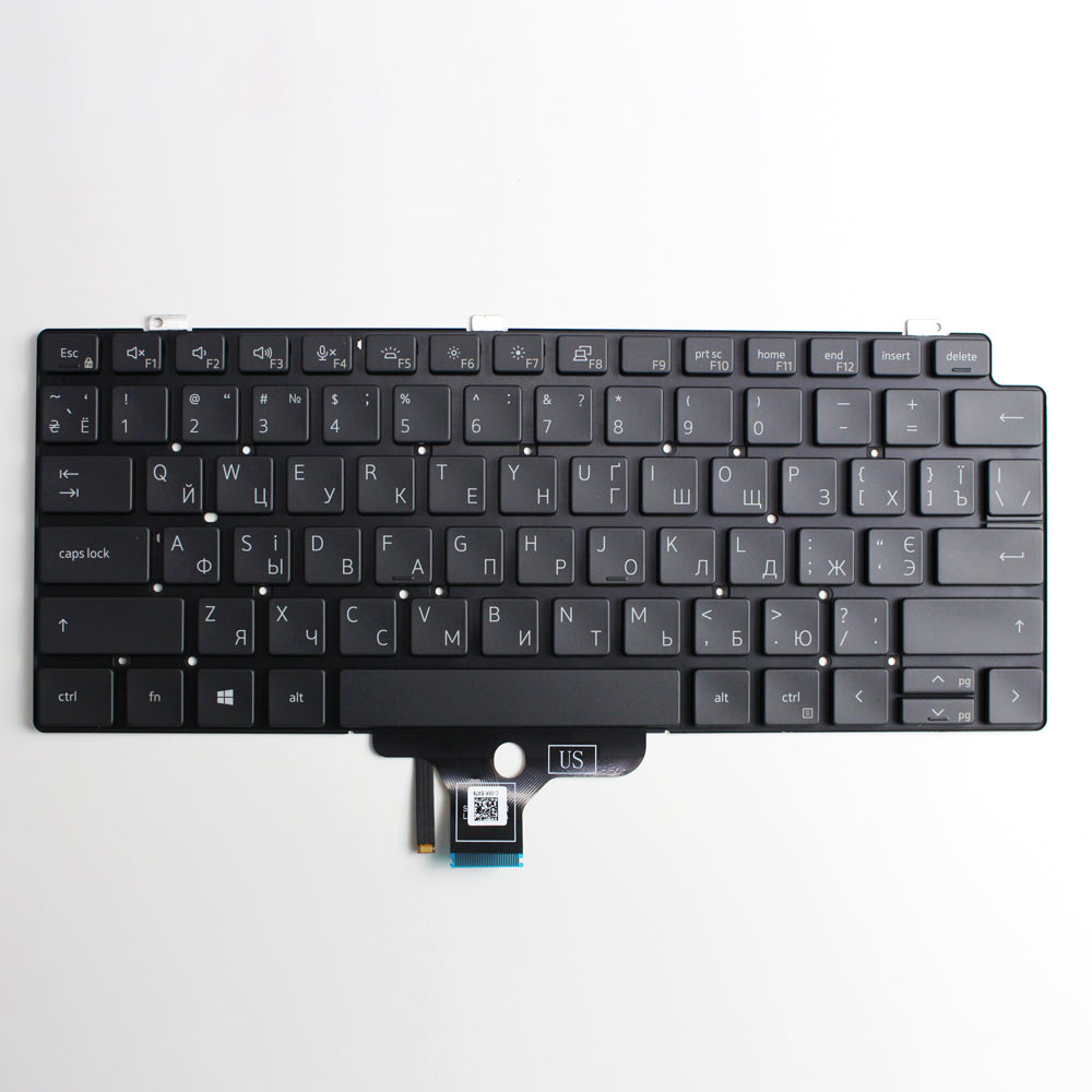 Backlit Black Plastic Keyboard with RU Layout for 7310/7310 2-in-1 Computer — image 1