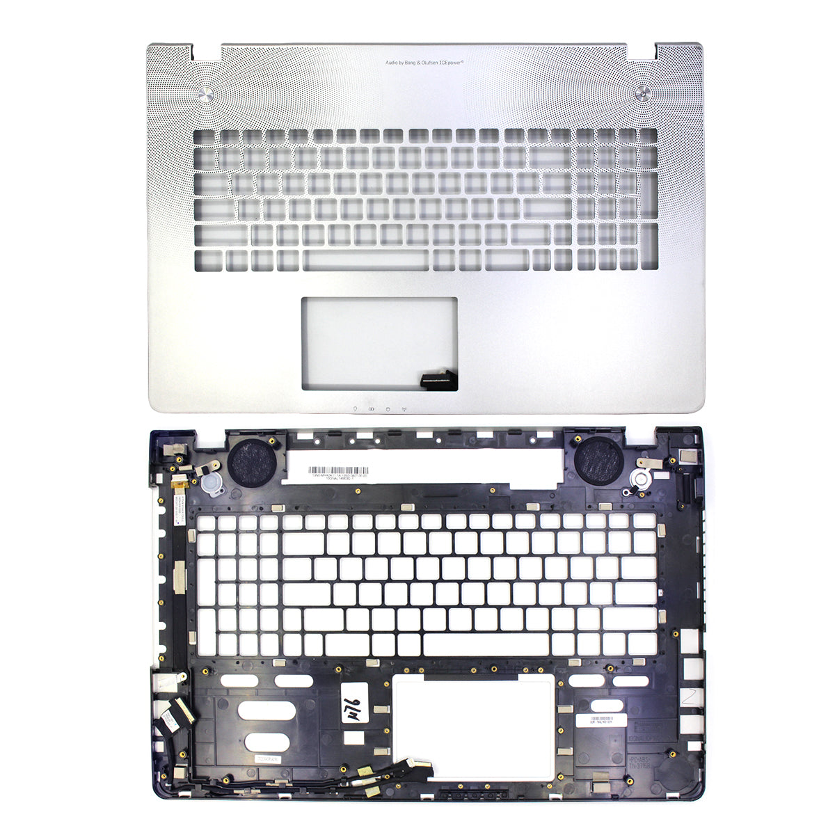 N76 Silver Laptop Palmrest Cover — image 1