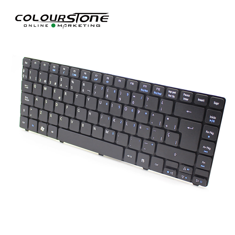 3810 Laptop Spanish Keyboard for 3810/3810T/4810T/4810/4741G/4736G/4750G Notebooks SP Layout Black Plastic — image 4