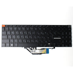 X1503/X1504/E5104/K3605ZV/K3605VC/15X/K3501/M3504/S3504/E1501 Laptop Keyboard Replacement Backlit RU Layout Black 180 — image 4