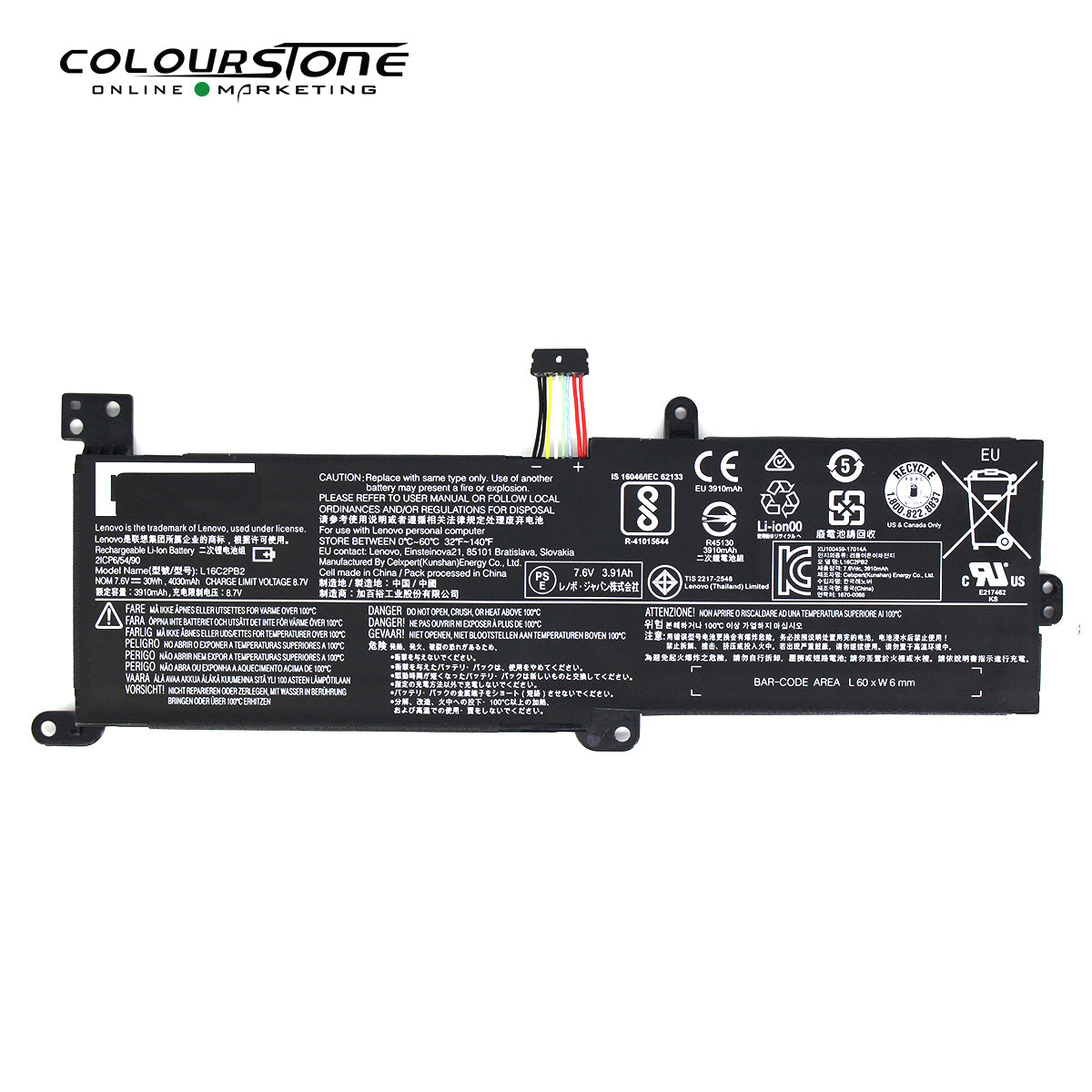 L16C2PB2 Laptop Battery 7.6V 4030mAh — image 2
