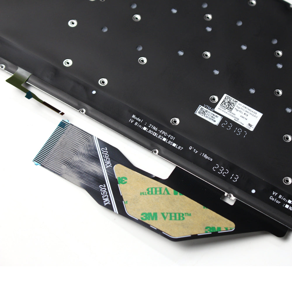 X1503/X1504/E5104/K3605ZV/K3605VC/15X/K3501/M3504/S3504/E1501 Laptop Keyboard Replacement Backlit RU Layout Black 180 — image 2