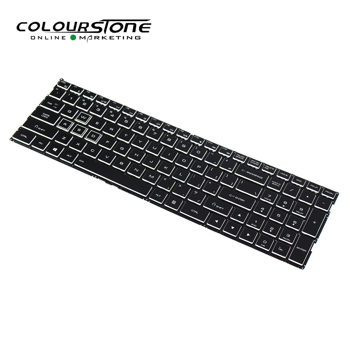TR 911 English Backlit Laptop Keyboard Replacement Compatible with TR 911 AIR Dino-X7A X6 X5 G8000N G8000M US Notebook — image 3