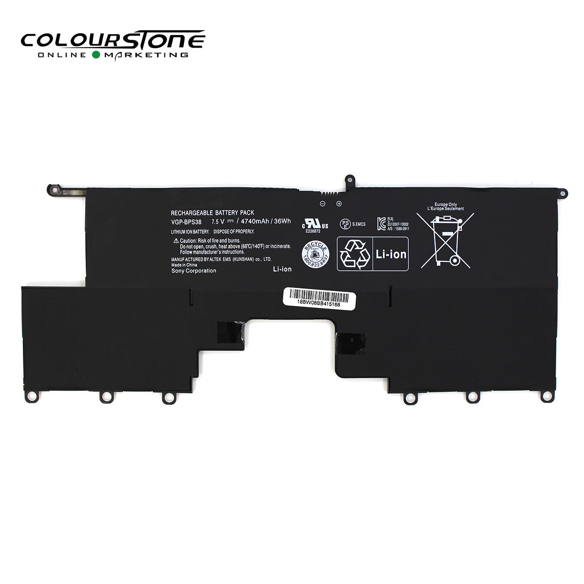 VGP-BPS38 Laptop Battery 7.5V 4740mAh — image 2