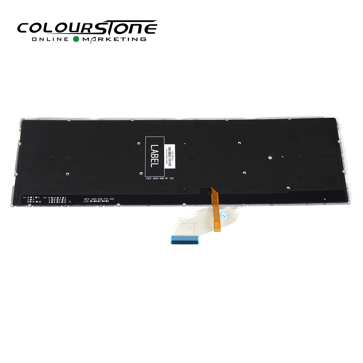 TR 911 US Layout Backlit Laptop Keyboard Replacement for Dino-X7A X6 X5 G8000N G8000M Black Plastic — image 4