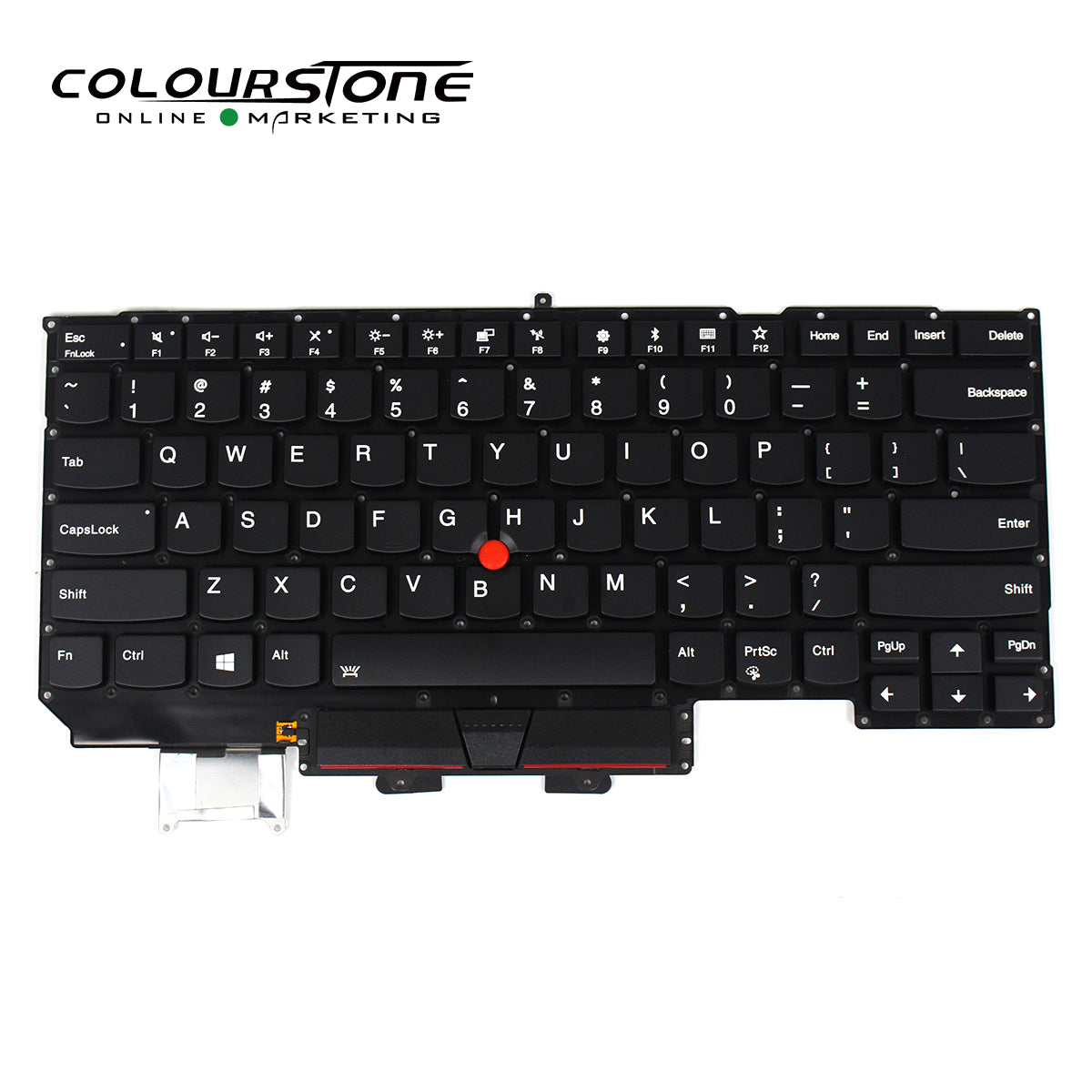 X1 6th English Laptop Keyboard with Backlight and Pointer Black Plastic — image 3