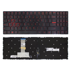 Y520 Y520-15IKB Y720 Y720-15IKB Laptop Keyboard Replacement for US Layout Backlit English Black Plastic — image 1