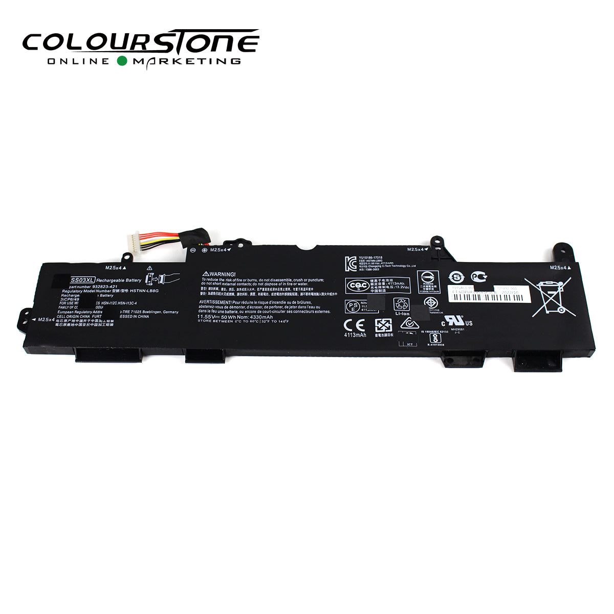 SS03XL Laptop Battery 11.55V 4330mAh — image 2