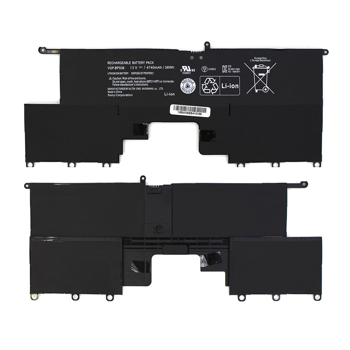 VGP-BPS38 Laptop Battery 7.5V 4740mAh — image 1