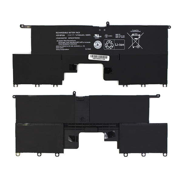 VGP-BPS38 7.5V 4740mAh بطارية لابتوب