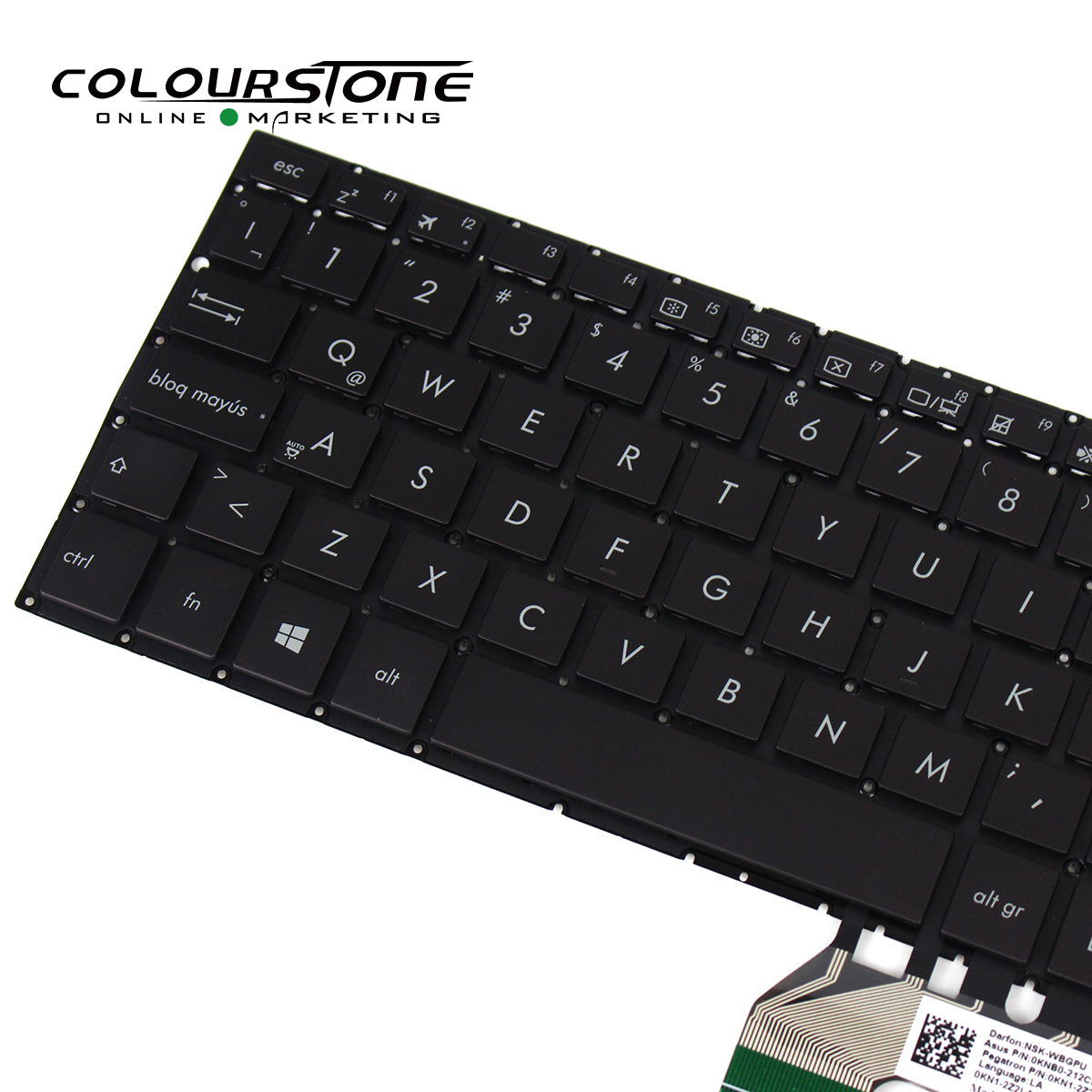 UX430U/UX430/UX430UA/UX430UQ Laptop Keypads Spanish Notebook Replacement SP Layout Computer Parts Black — image 3