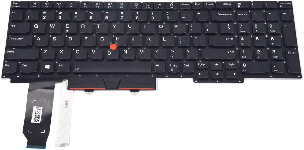 Replacement Laptop Keyboard for E15 Gen 2 3 4 E15 2019 Gen120RD 20RE Keyboard with Backlit and Pointer US — image 2
