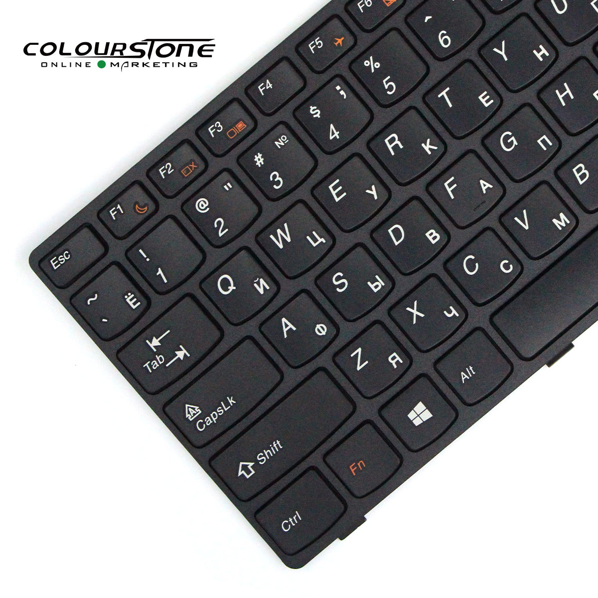 Replacement Backlit Laptop Keyboard Multimedia Keys RU Layout Black for G580 G580A G585 Z580 Z585 — image 2