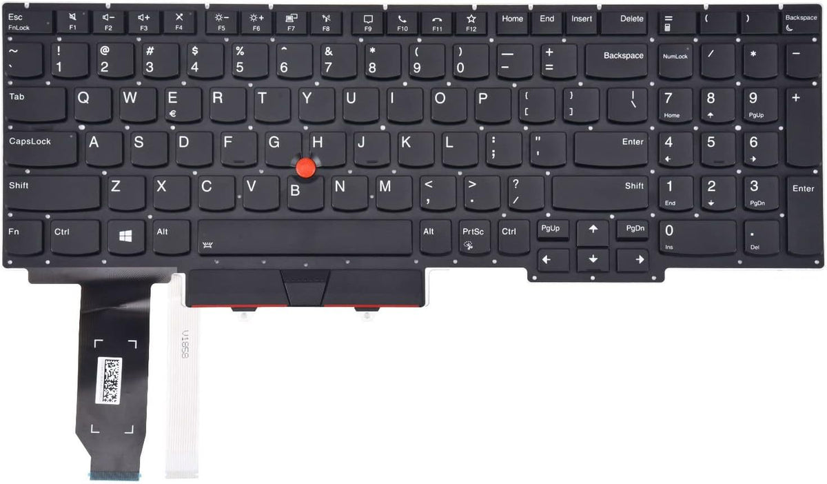 Replacement Laptop Keyboard for E15 Gen 2 3 4 E15 2019 Gen120RD 20RE Keyboard with Backlit and Pointer US — image 3