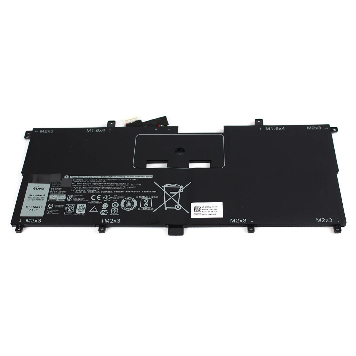 NNF1C Laptop Battery 7.6V 46Wh 5940mAh — product view 1
