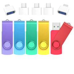 32GB Swivel USB Flash Drive with Metal Cover — USB flash drive colour options