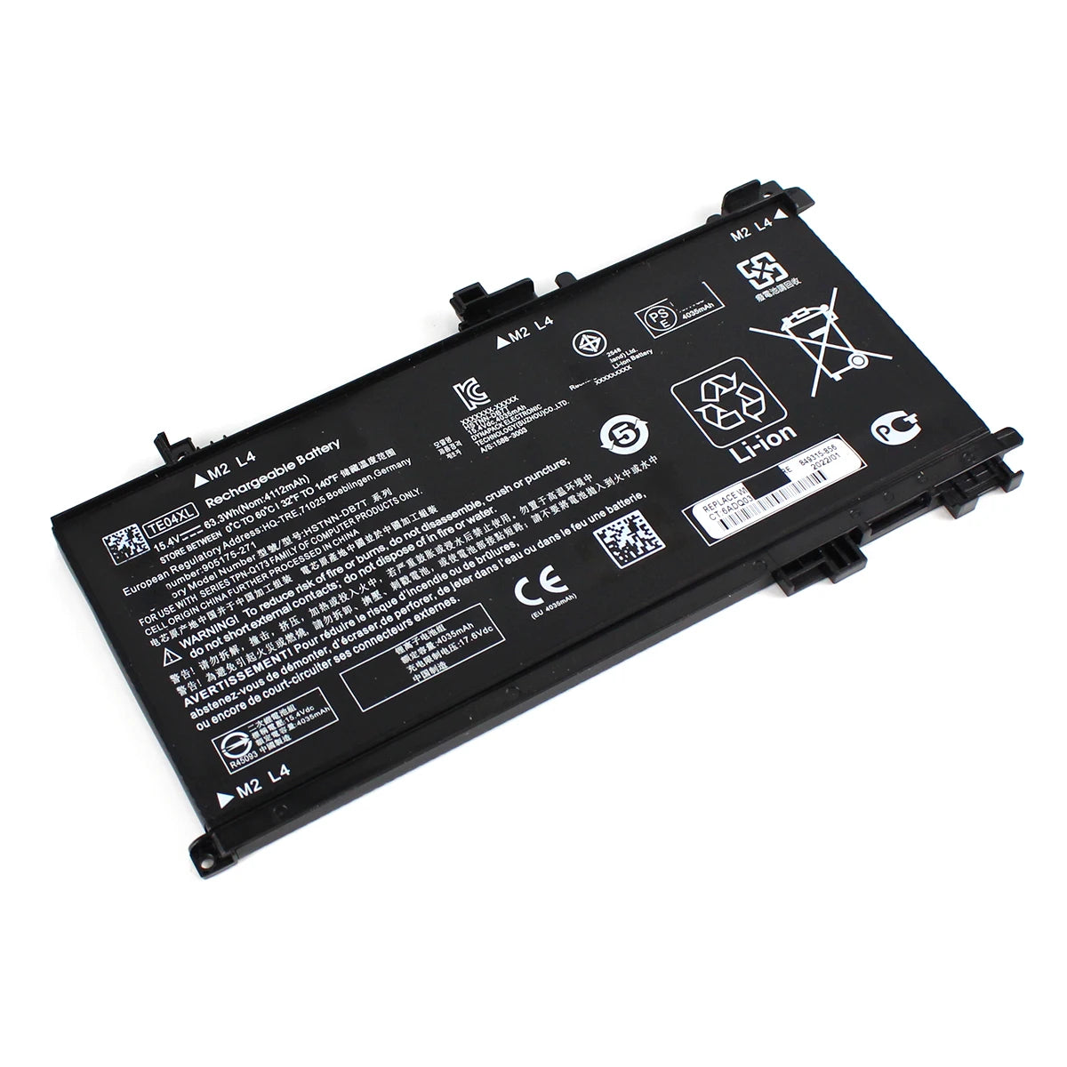 TE04XL Laptop Battery 15.4V for 15-AX 15-BC — product view 2